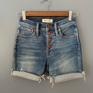 Madewell cut off Jean shorts